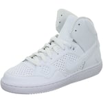 Nike Homme of Force Mid (GS) Chaussures de Sport, Blanc (White/White-White), 36.5