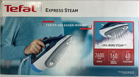 Tefal Express Steam Iron FV2840 Easy Glide Powerful 160g Steam 2M Cord - 2600W