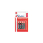 Batteri AAA 4-pack Verbatim Premium Trippel A batteri alkalisk