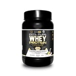 Healthy Fusion Whey Protein | Protéine de petit-lait pure avec Collagène + Magnésium | Tonifie et développe la masse musculaire | Améliore vos entraînements | 1000g de protéines (vanille)