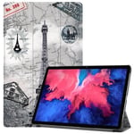 Lenovo Tab P11 J606F Designer Tri-Fold Case EiffelTower