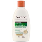 Aveeno Haircare Volumising+ Fresh Greens Blend Shampoo with Rosemary 300ml