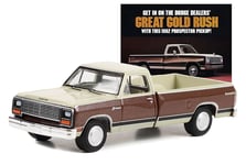 GREENLIGHT, DODGE Ram D-150 Prospector 1982 brown and beige from the series V...