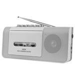 Retro Cassette Player and Recorder, with AM/FM Radio Analogue Tuning, Battery/Mains Powered, Built-in Microphone