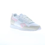 Reebok Glide Ripple Womens White Leather Lifestyle Trainers Shoes