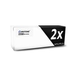 2x Eurotone Toner Black for Canon FX-6 Powerfax L 1000 Approx. 5.000 Pages