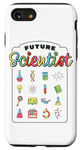 Coque pour iPhone SE (2020) / 7 / 8 Future Scientist Symboles Science Colorés Graphique Étudiant