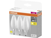 Osram 4058075592551 Led (Rgb) Lampa Eek D (A - G) E14 Ljuskälla 5,5 W = 60 W Varmvit (Ø X L) 35 Mm X 100 Mm 3 St