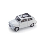 FIAT 600 D BERLINA 1960 TRASFORMABILE APERTA BIANCO 1:43 Brumm Auto Stradali