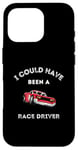 Coque pour iPhone 16 Pro Voiture de course Petrolhead Mechanic Race Driver Dad Père