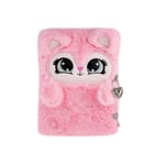 Tinka - Plush Diary with Lock - Rosa Cat (8-802146)