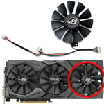 Ventilateur de remplacement de carte de fouille,pour ASUS GeForce GTX1060 1070 1070ti 1080 1080ti ROG STRIX PLD09210S12HH PLD09210S12M - Type right fan