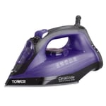 Tower T22011 CeraGlide 2600W UltraSpeed Ceramic Steam Iron - Purple