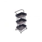 3 Tier Household Kitchen Bathroom Storage Trolley