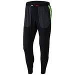 Nike M NK Wild Run Phenom Pant 2 Pantalon Homme, Noir/Vert électrique/Rouge la Havane, XXL