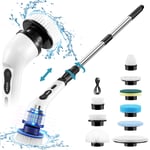 Home Electric Spin Scrubber Cordless Bathroom Cleaning Brush Rotating Scrubber