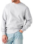 Levi's Men's Authentic Crew Sweatshirt, Light Gray HTR Bros Bc03, S