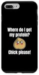 Coque pour iPhone 7 Plus/8 Plus Where Do I Get My Protein? Chick Please Végétaliens