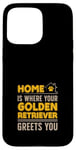 Coque pour iPhone 15 Pro Max Golden Retriever Chien Race Golden Retriever