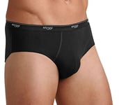 Sloggi Men's Basic Midi Brief Pack of 2, Black, 32