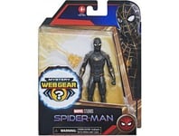 Figurine spider-man : Spiderman 15 cm Noir + Mystery Webgear Personnage Articulé