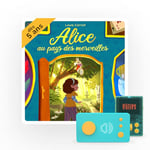 Lunii - Coffret Alice au Pays des Merveilles - Livre Audio interactif dès 5 Ans à écouter sur Ma Fabrique à Histoires