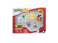 Jazwares Pokemon Figur 6 Pack Battle Figures Sableye, Axew, Snivy, Tepig, Oshawott, Pikachu, Series 6, Action Figure