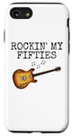 Coque pour iPhone SE (2020) / 7 / 8 Guitare électrique du 50e anniversaire, guitariste de 50 ans