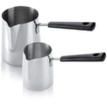 Set of 2 Coffee Pot Stovetop Chocolate Melting Pan for Sauce Heating C7F78304