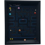 Pac-Man - Cadre 3D - Affiche - A suspendre - 28x23cm