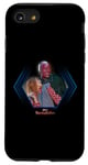 Coque pour iPhone SE (2020) / 7 / 8 Marvel WandaVision Wanda & Vision Cute Couple Framed