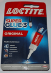 Tube de Colle instantané LOCTITE Super Glue 3 Original 3g NEUF