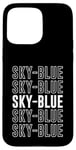 Coque pour iPhone 15 Pro Max Bleu ciel