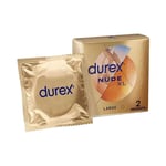Durex Préservatifs Nude XL Extra Large Boîte de 2