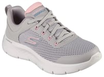 Skechers Go Walk Flex - Lucy - Grey / Pink - US Women's Size 8