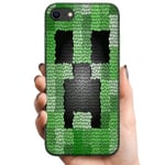 Apple iPhone SE (2022) TPU Mobilskal Creeper / Minecraft