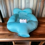 Infants Pomfitis Cushioned Bath Tub Seat, Light Blue, Floating Infant Bather