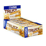 USN Trust Crunch White Cookie Dough Protein Bars: Indulgent and Filling High Protein Snacks - 20g Protein Per Serving (12 x 60g Bars)