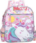 Julian Ross Licorne Mary Sac à Dos pour Maternelle, Cartable Scolaire, Animaux, 29x25x11 cm, Polyester, Voyage, Tout-petits Sac D'école pour Enfans 2 à 6 Ans