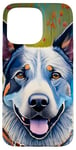 Coque pour iPhone 15 Pro Max Australian Blue Heeler Dad Propriétaires de chiens de bétail australiens