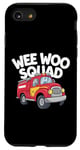 iPhone SE (2020) / 7 / 8 Funny Firefighter Art For Men Women Kids Fire Truck Fireman Case