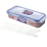 Lock & Lock Bacon Box Rectangular Storage Container With Freshness Tray 1 Litre