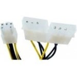 Adaptateur d alimentation Molex vers PCI-E 6 pins - 25 cm