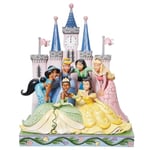 Enesco - Disney Traditions - Princesses in Front of Castle Figure, 10.25 inch