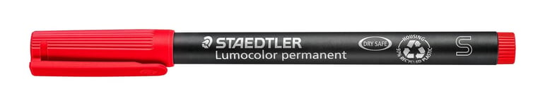 STAEDTLER 313-2 Lumocolor Permanent Pen, Superfine Line Width, 0.4mm (US IMPORT)