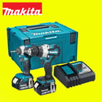 Makita DLX2507TJ 18v Brushless Kit DHP489 Hammer Drill DTD153 Impact Driver 5ah