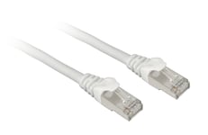 Sharkoon Patch Network Cable Sftp, Rj-45, With Cat.7A Raw Cable (White, 10 Meters)