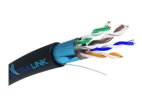 Extralink V2 - Samlet kabel - 305 m - 5.7 mm - F/UTP (ScTP) - CAT 5e - utendørs, retractable (on reel)