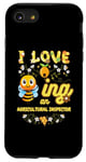 iPhone SE (2020) / 7 / 8 I Love Beeing An Agricultural Inspector Bee Lover Profession Case