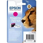 Epson T0713 - 5.5 ml - magenta - originale - cartouche d'encre - pour Stylus DX9400, SX115, SX210, SX215, SX218, SX415, SX515, SX610; Stylus Office BX310, BX610